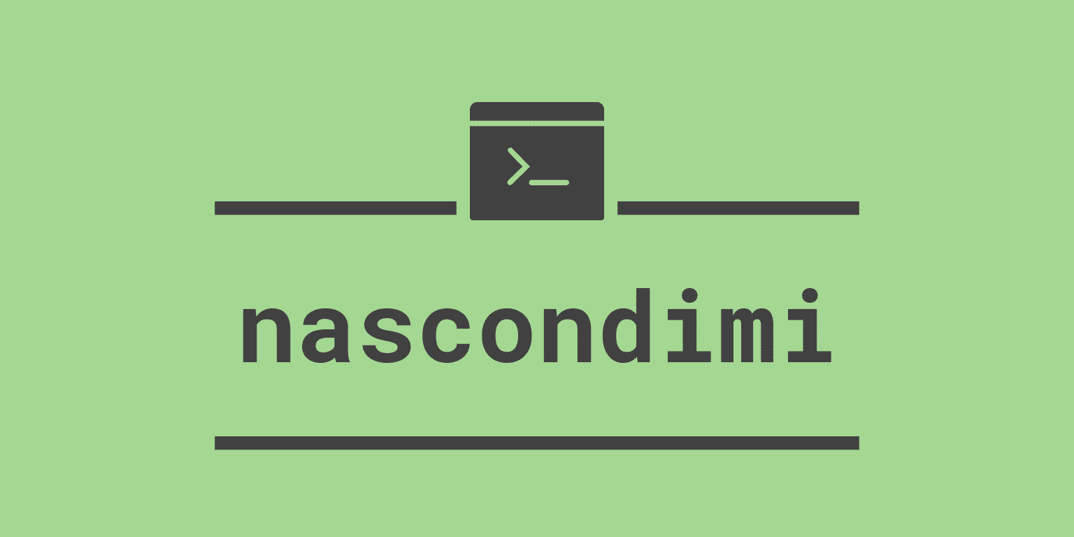 nascondimi